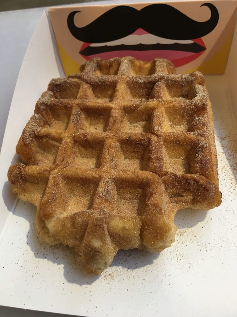 Churro waffle at Wafflejack